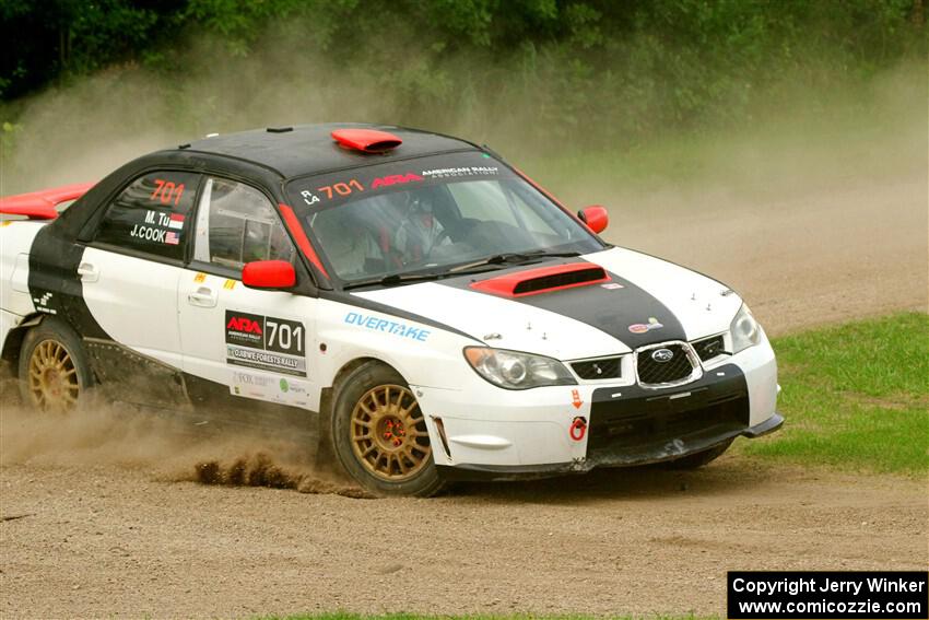 Jason Cook / Maggie Tu Subaru WRX on SS1, Soo Pass I.