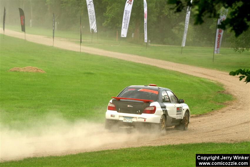 Jason Cook / Maggie Tu Subaru WRX on SS1, Soo Pass I.