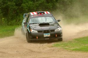 Matt James / Jackie James Subaru Impreza on SS1, Soo Pass I.