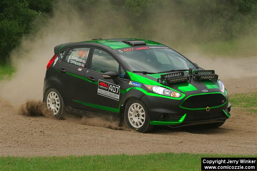 Nick Tippman / David Tippman Ford Fiesta ST on SS1, Soo Pass I.