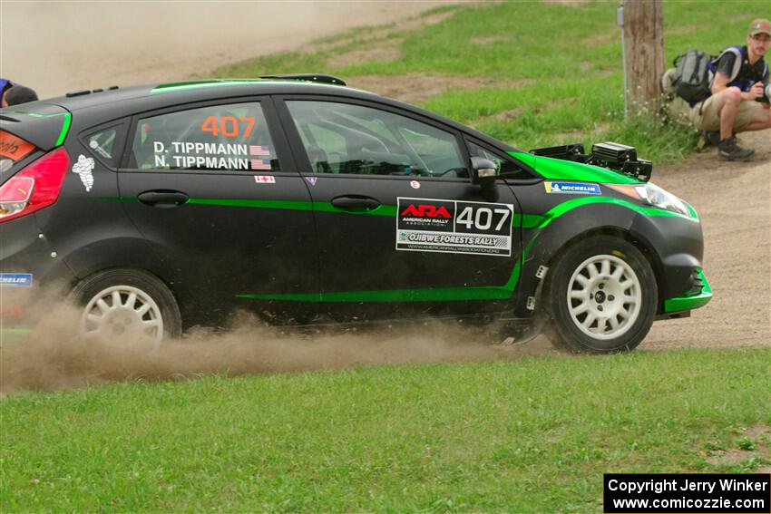 Nick Tippman / David Tippman Ford Fiesta ST on SS1, Soo Pass I.