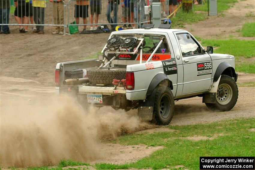 Scott Parrott / Shawn Silewski Chevy S-10 on SS1, Soo Pass I.