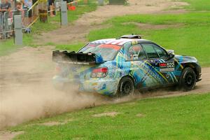 Matt James / Jackie James Subaru Impreza on SS1, Soo Pass I.