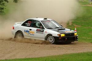 Jack Nelson / Isaac Zink Subaru Impreza on SS1, Soo Pass I.