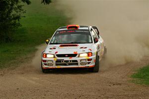 Richard Donovan / Greg Donovan Subaru Impreza on SS1, Soo Pass I.