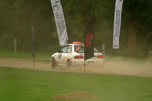 Richard Donovan / Greg Donovan Subaru Impreza on SS1, Soo Pass I.