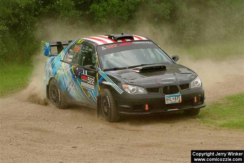 Matt James / Jackie James Subaru Impreza on SS1, Soo Pass I.
