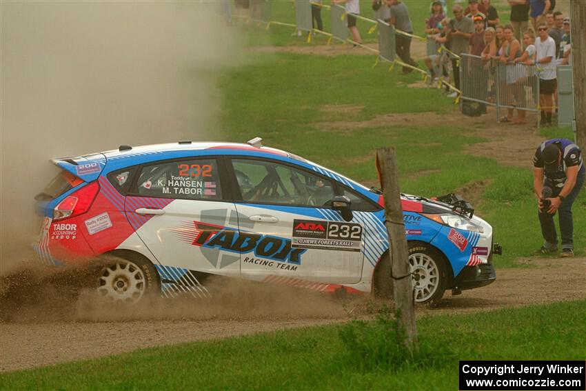 Mark Tabor / Kathryn Hansen Ford Fiesta ST on SS1, Soo Pass I.