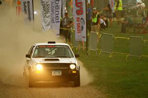 Josh Nykanen / Corey Morris VW GTI on SS1, Soo Pass I.