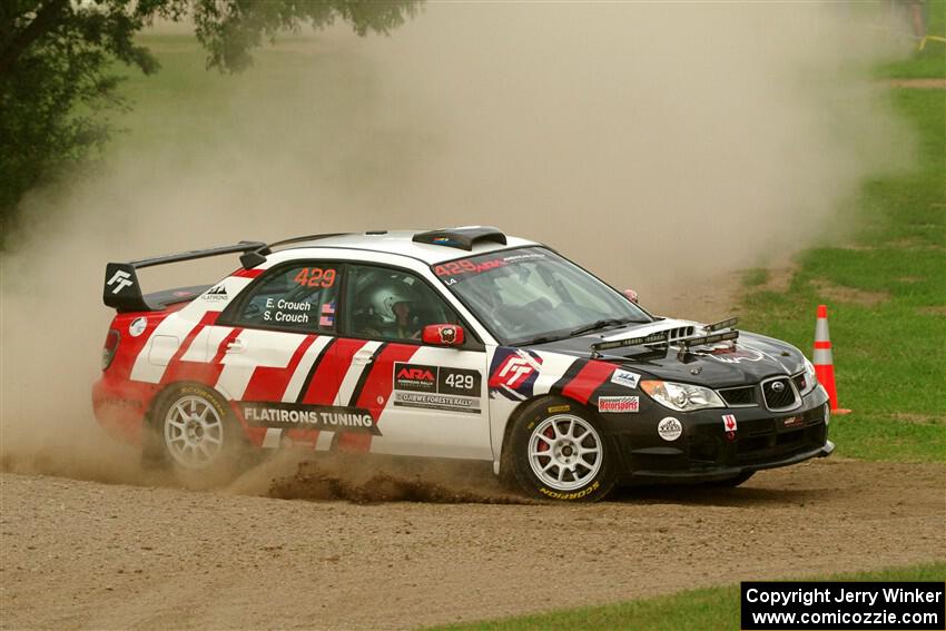Scott Crouch / Elizabeth Crouch Subaru WRX on SS1, Soo Pass I.