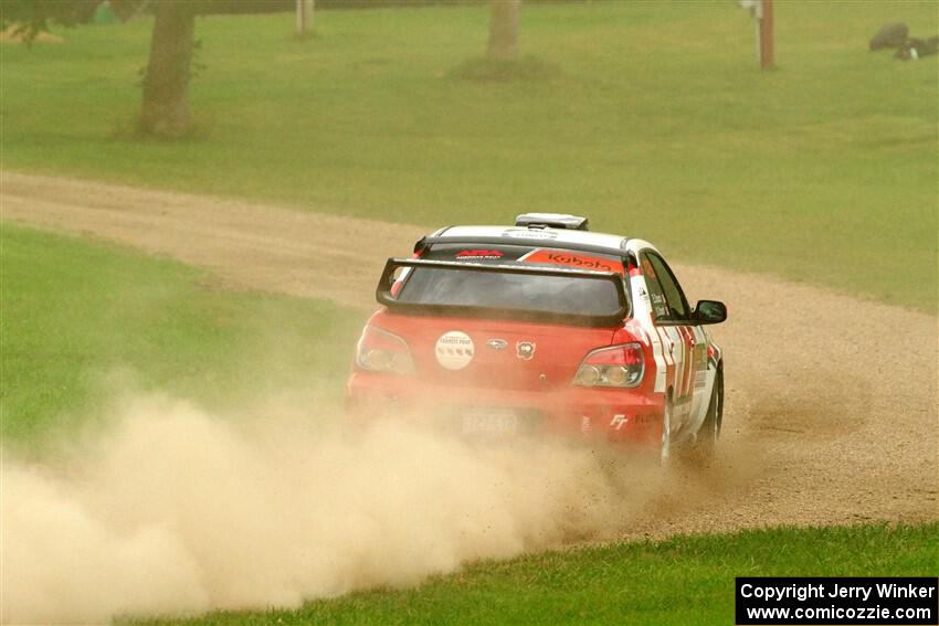 Scott Crouch / Elizabeth Crouch Subaru WRX on SS1, Soo Pass I.