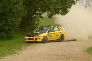 Steve Gingras / Katie Gingras Subaru Impreza on SS1, Soo Pass I.