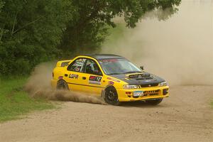 Steve Gingras / Katie Gingras Subaru Impreza on SS1, Soo Pass I.