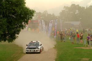 Aidan Hicks / John Hicks Subaru Impreza Wagon on SS1, Soo Pass I.