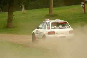 Aidan Hicks / John Hicks Subaru Impreza Wagon on SS1, Soo Pass I.