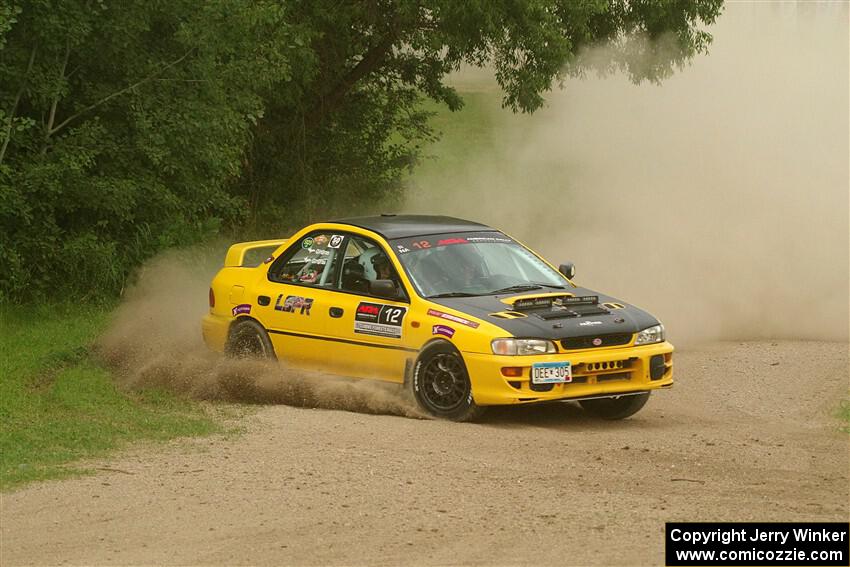 Steve Gingras / Katie Gingras Subaru Impreza on SS1, Soo Pass I.