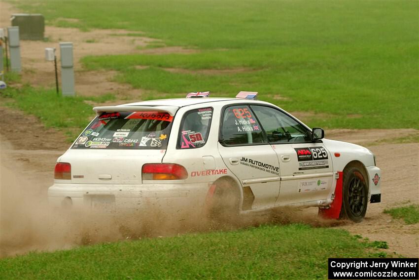 Aidan Hicks / John Hicks Subaru Impreza Wagon on SS1, Soo Pass I.