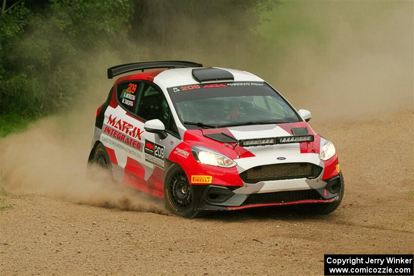 Madelyn Tabor / Sophia McKee Ford Fiesta Rally3 on SS1, Soo Pass I.