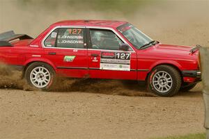 Levi Johnson / Griffin Johnson BMW 325e on SS1, Soo Pass I.