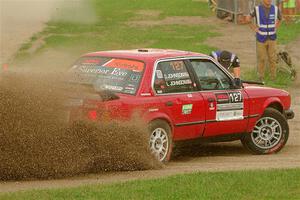 Levi Johnson / Griffin Johnson BMW 325e on SS1, Soo Pass I.