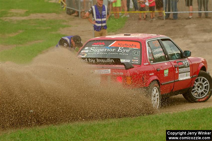 Levi Johnson / Griffin Johnson BMW 325e on SS1, Soo Pass I.