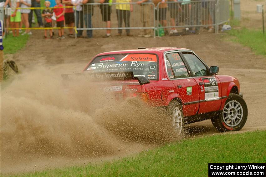 Levi Johnson / Griffin Johnson BMW 325e on SS1, Soo Pass I.