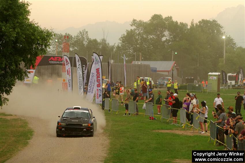 Dusty Peterke / Robert Judge Subaru Impreza on SS1, Soo Pass I.