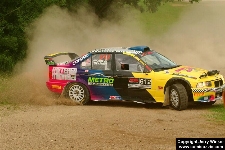 Matt Nykanen / Lars Anderson BMW 328i on SS1, Soo Pass I.