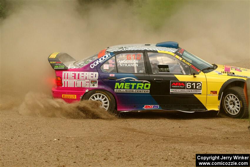 Matt Nykanen / Lars Anderson BMW 328i on SS1, Soo Pass I.