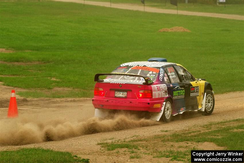 Matt Nykanen / Lars Anderson BMW 328i on SS1, Soo Pass I.