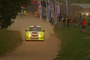 Vincent Trudel / Glen Ray Subaru WRX STi on SS1, Soo Pass I.