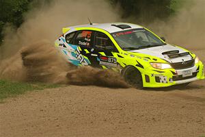 Vincent Trudel / Glen Ray Subaru WRX STi on SS1, Soo Pass I.