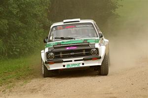 Seamus Burke / Gary McElhinney Ford Escort Mk II on SS1, Soo Pass I.