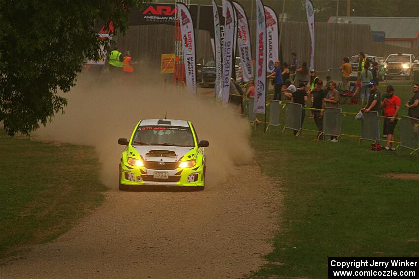 Vincent Trudel / Glen Ray Subaru WRX STi on SS1, Soo Pass I.