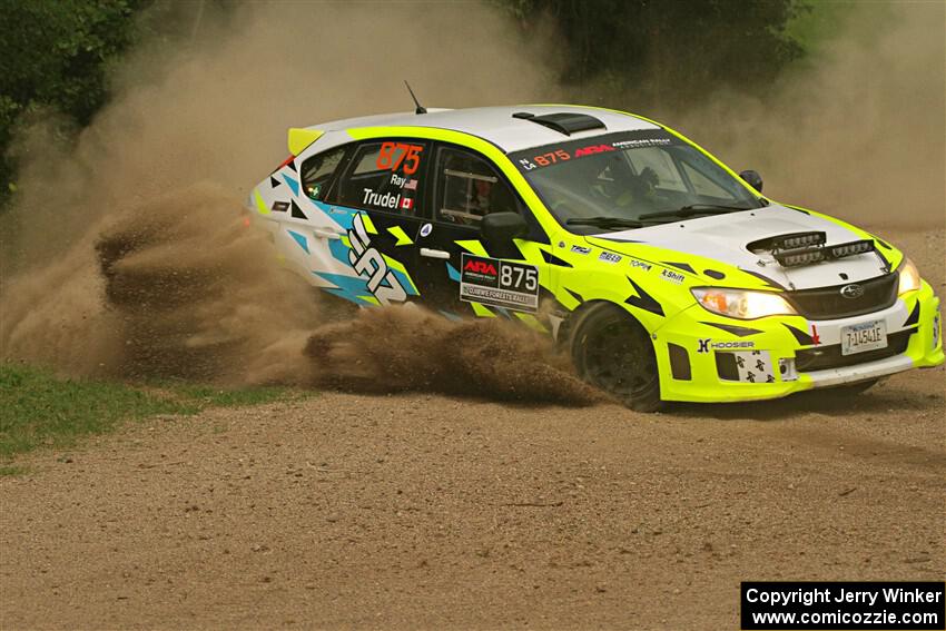 Vincent Trudel / Glen Ray Subaru WRX STi on SS1, Soo Pass I.