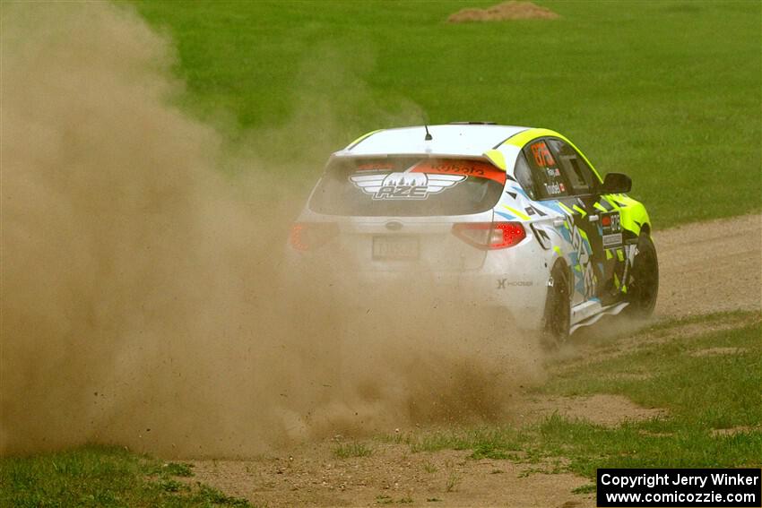Vincent Trudel / Glen Ray Subaru WRX STi on SS1, Soo Pass I.