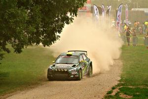 Alastair Scully / Stefan Trajkov Hyundai i20 R5 on SS1, Soo Pass I.