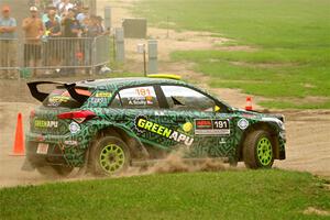 Alastair Scully / Stefan Trajkov Hyundai i20 R5 on SS1, Soo Pass I.