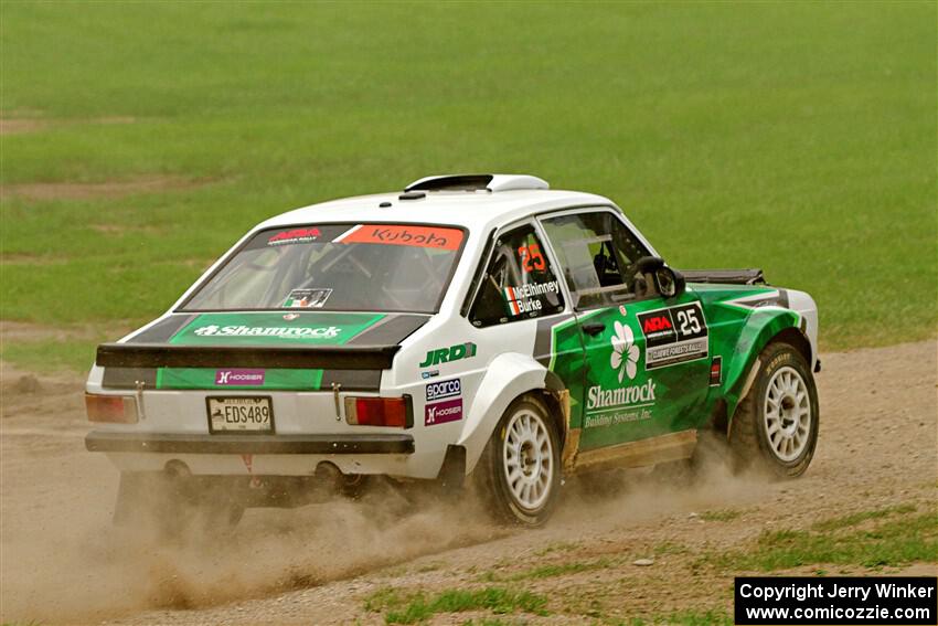 Seamus Burke / Gary McElhinney Ford Escort Mk II on SS1, Soo Pass I.