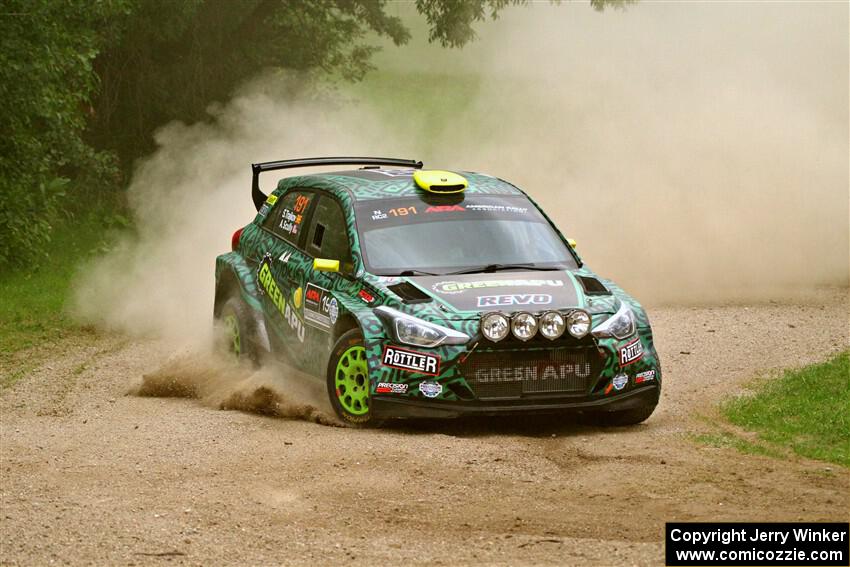 Alastair Scully / Stefan Trajkov Hyundai i20 R5 on SS1, Soo Pass I.