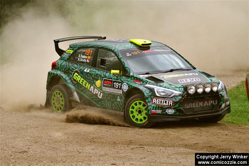 Alastair Scully / Stefan Trajkov Hyundai i20 R5 on SS1, Soo Pass I.