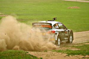 Javier Olivares / K.J. Miller Ford Fiesta Rally2 on SS1, Soo Pass I.