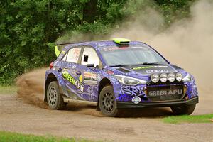 Patrick Gruszka / John Hall Hyundai i20 R5 on SS1, Soo Pass I.
