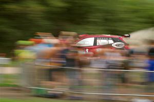 Conner Martell / Alex Gelsomino Skoda Fabia RS Rally2 on SS1, Soo Pass I.