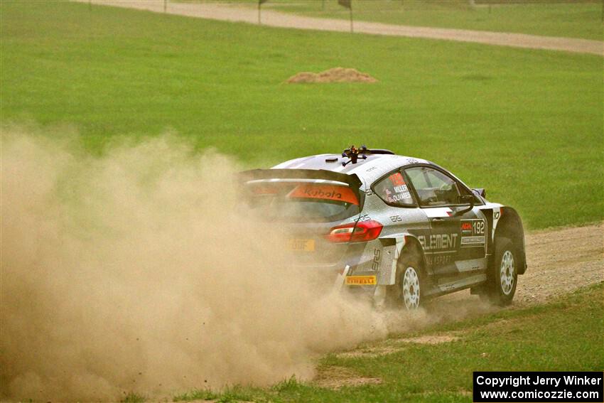 Javier Olivares / K.J. Miller Ford Fiesta Rally2 on SS1, Soo Pass I.