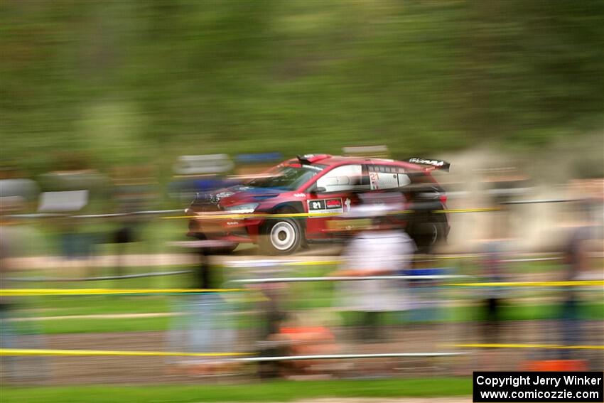 Conner Martell / Alex Gelsomino Skoda Fabia RS Rally2 on SS1, Soo Pass I.