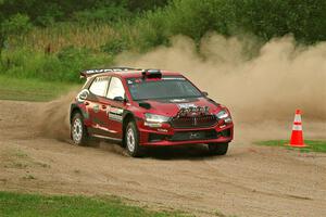 Conner Martell / Alex Gelsomino Skoda Fabia RS Rally2 on SS1, Soo Pass I.