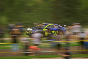 Travis Pastrana / Rhianon Gelsomino Subaru WRX ARA25L on SS1, Soo Pass I.