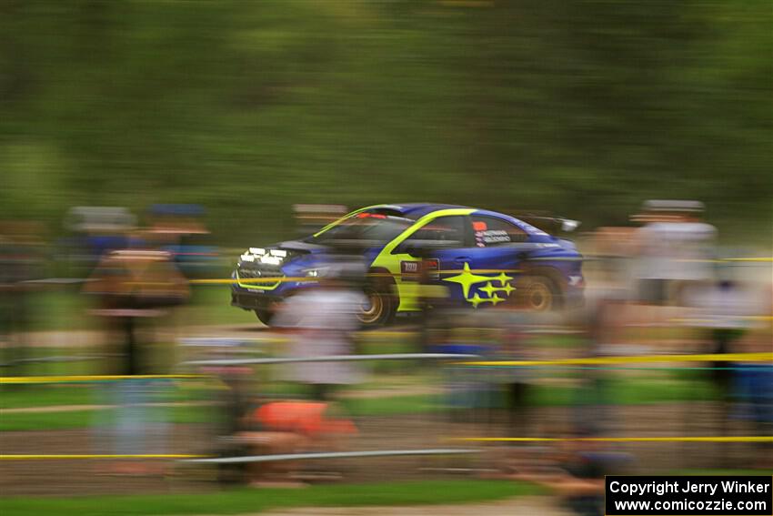 Travis Pastrana / Rhianon Gelsomino Subaru WRX ARA25L on SS1, Soo Pass I.