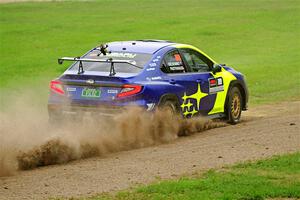 Travis Pastrana / Rhianon Gelsomino Subaru WRX ARA25L on SS1, Soo Pass I.